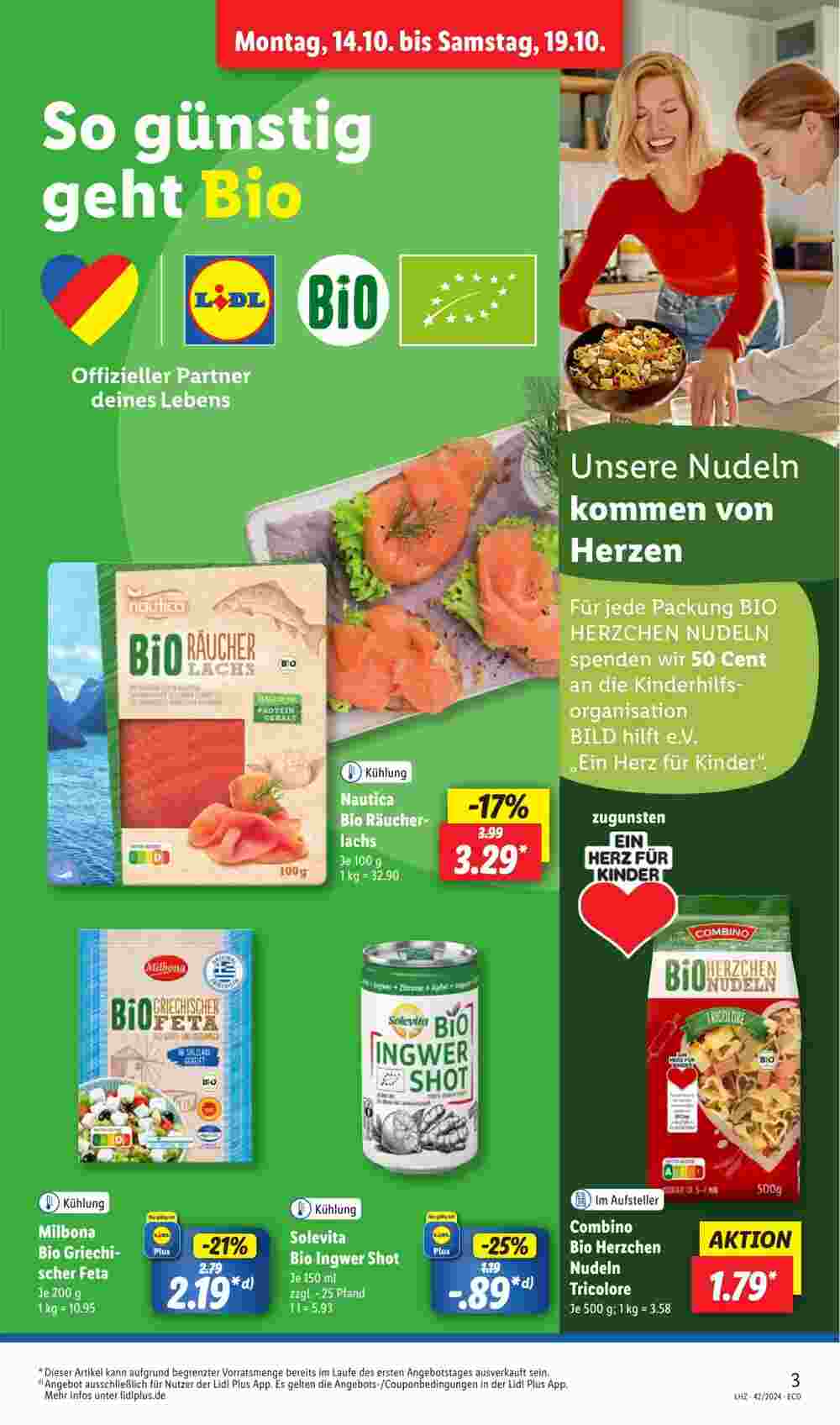 Lidl Prospekt (ab 14.10.2024) zum Blättern - Seite 3