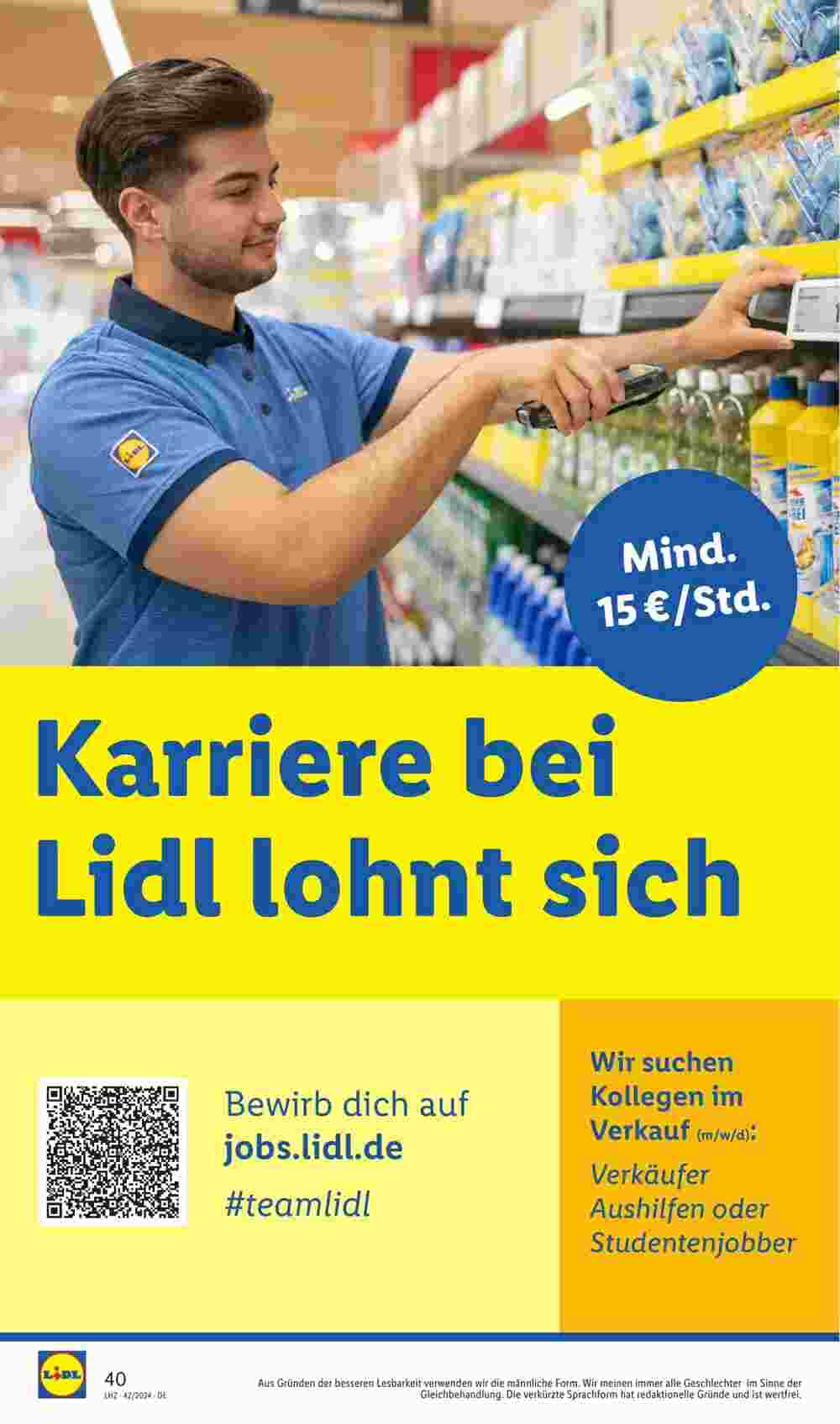 Lidl Prospekt (ab 14.10.2024) zum Blättern - Seite 52