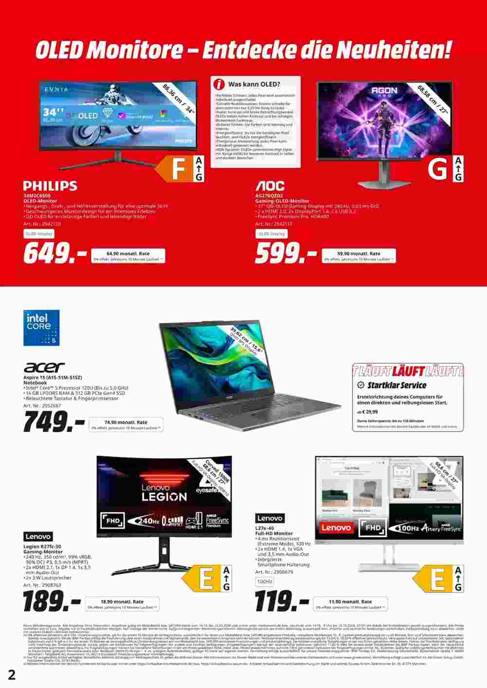 MediaMarkt Prospekt (ab 14.10.2024) zum Blättern - Seite 2