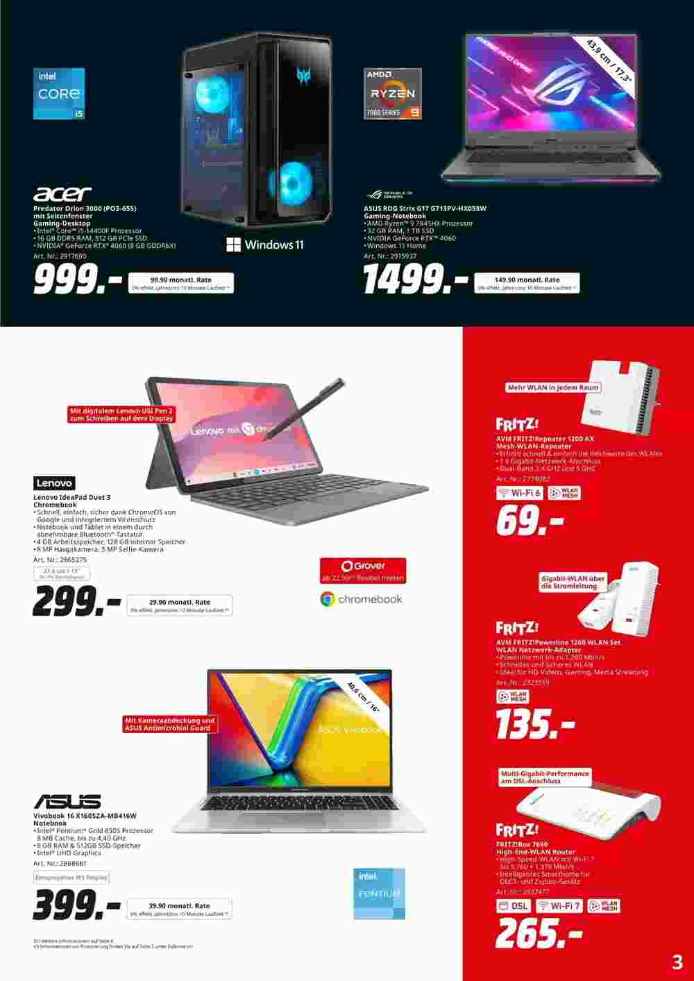 MediaMarkt Prospekt (ab 14.10.2024) zum Blättern - Seite 3