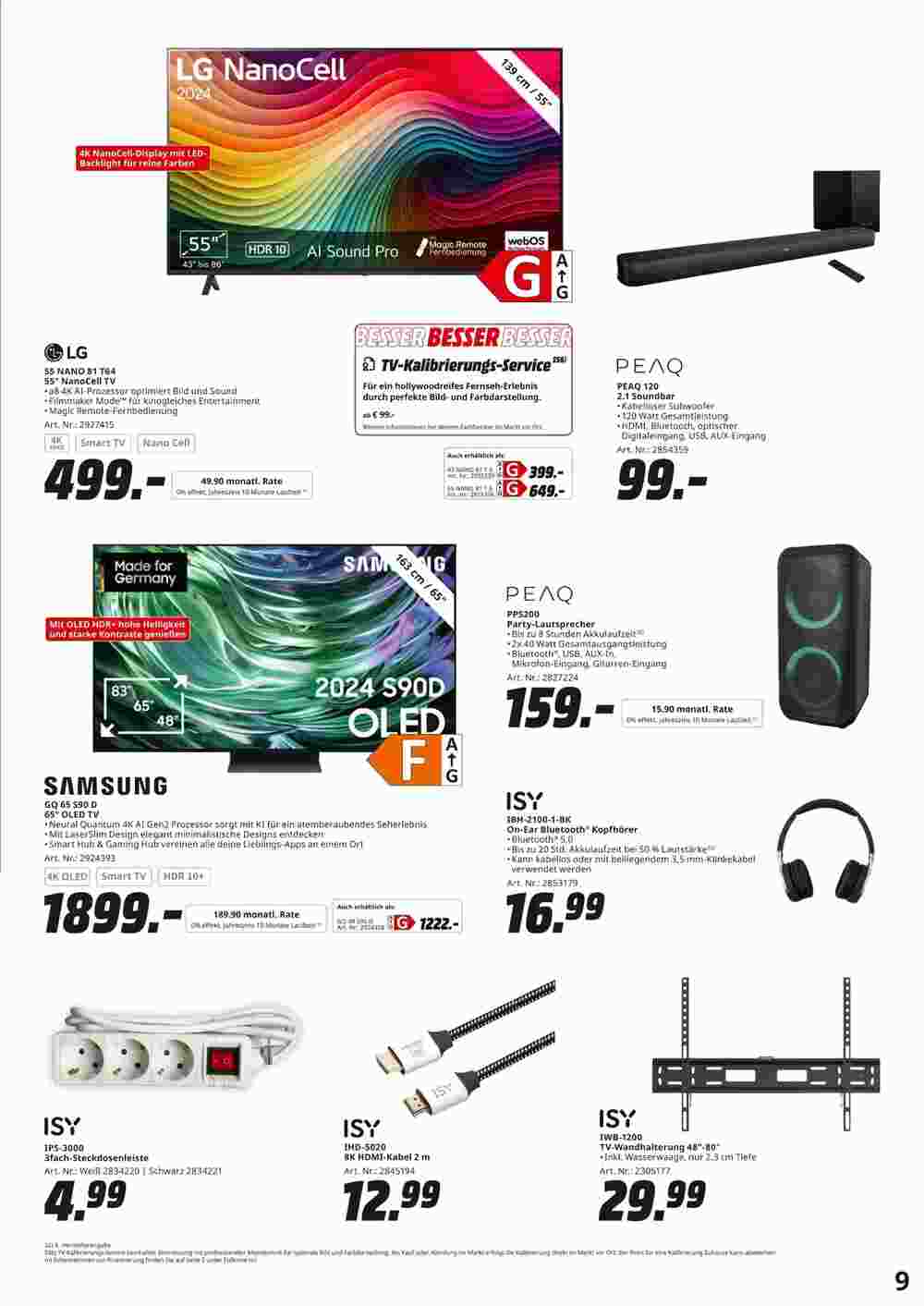 MediaMarkt Prospekt (ab 14.10.2024) zum Blättern - Seite 9