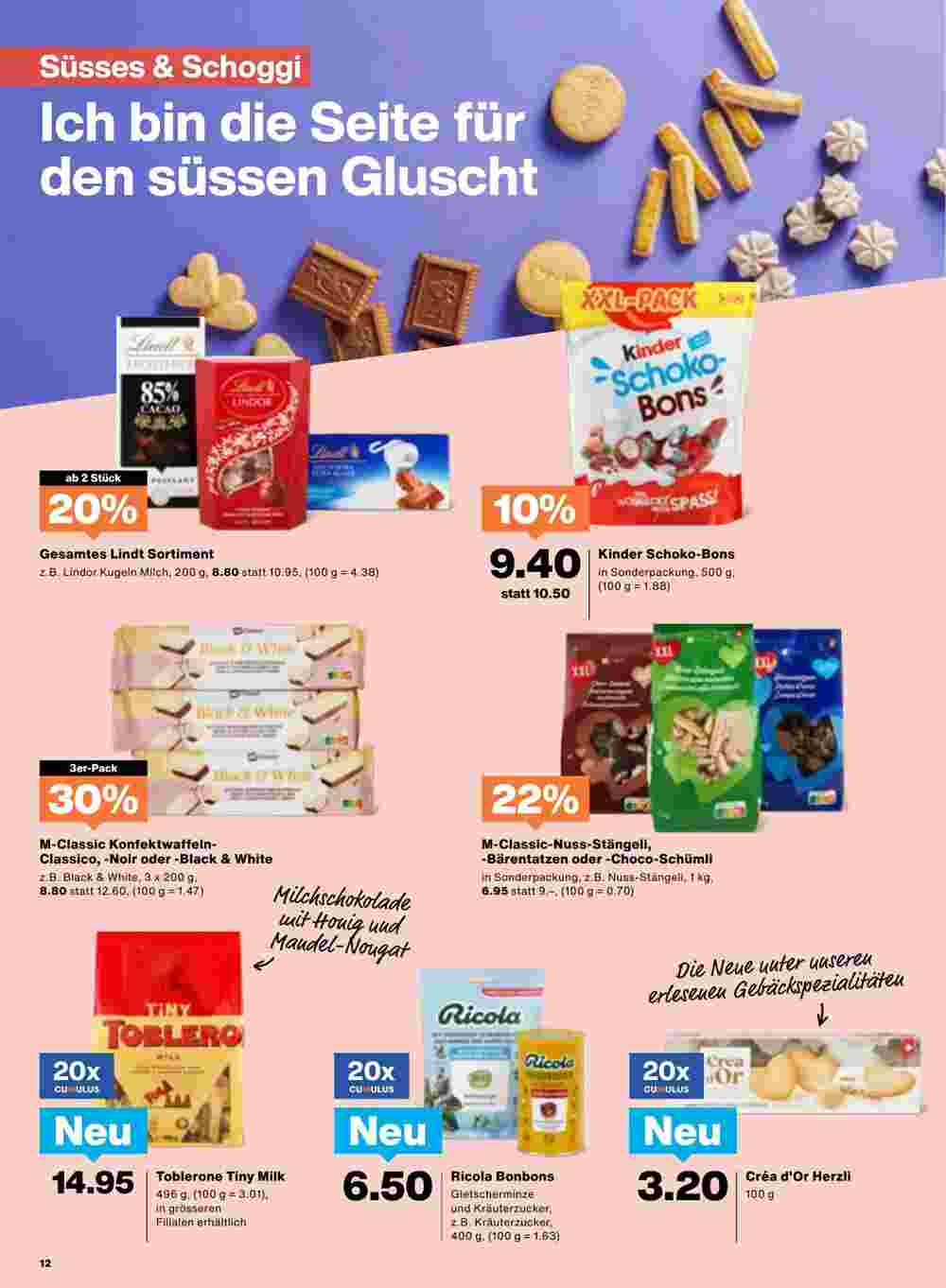 Migros Prospekt (ab 15.10.2024) zum Blättern - Seite 12