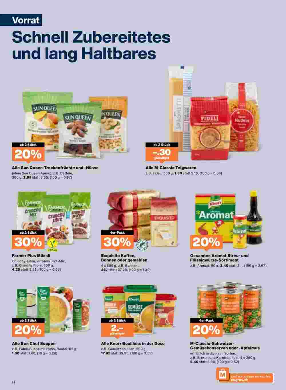 Migros Prospekt (ab 15.10.2024) zum Blättern - Seite 14