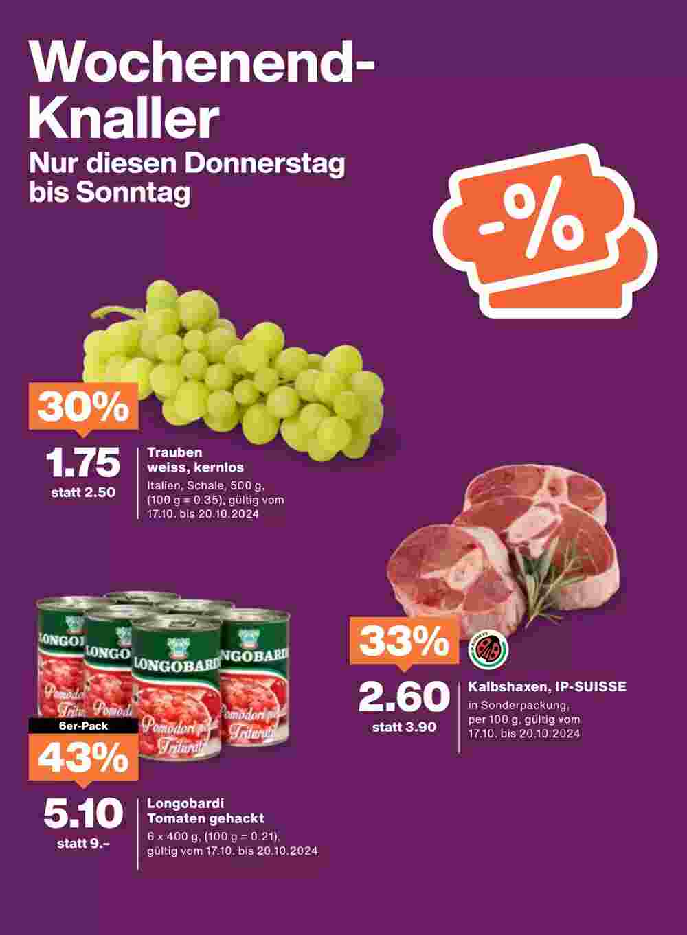 Migros Prospekt (ab 15.10.2024) zum Blättern - Seite 20