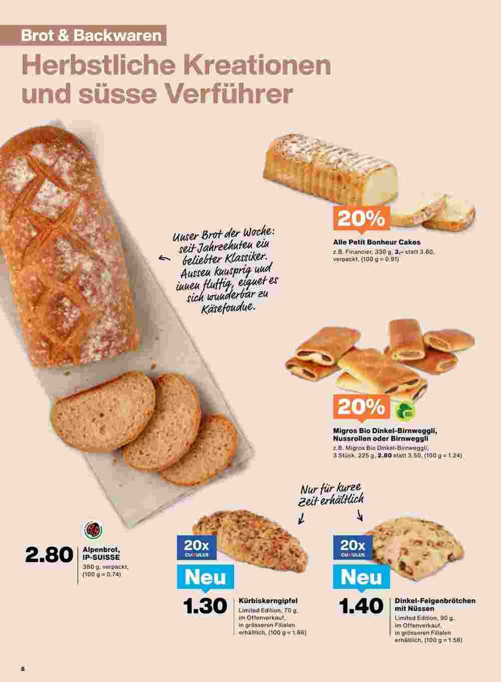 Migros Prospekt (ab 15.10.2024) zum Blättern - Seite 8