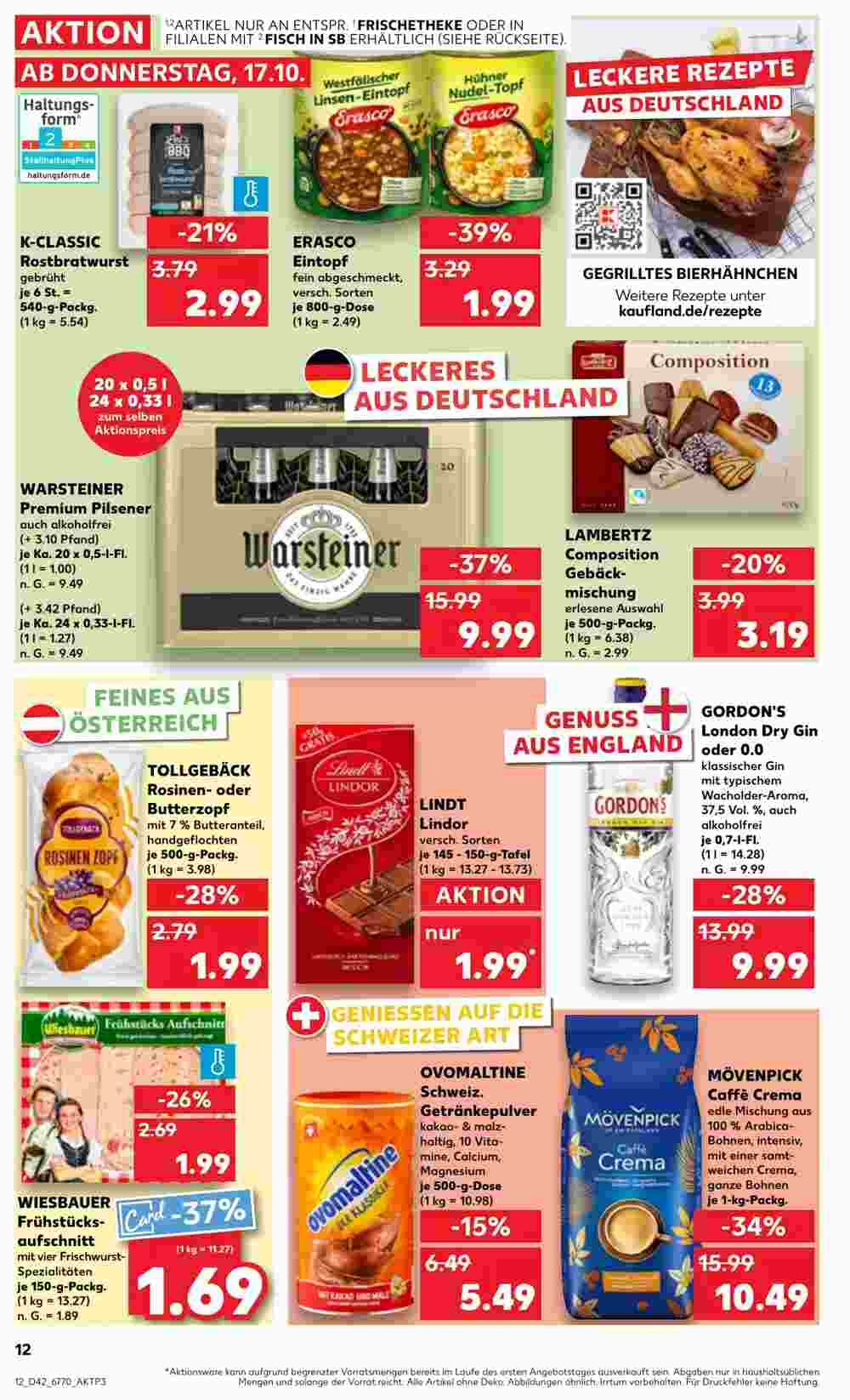 Kaufland Prospekt (ab 17.10.2024) zum Blättern - Seite 12