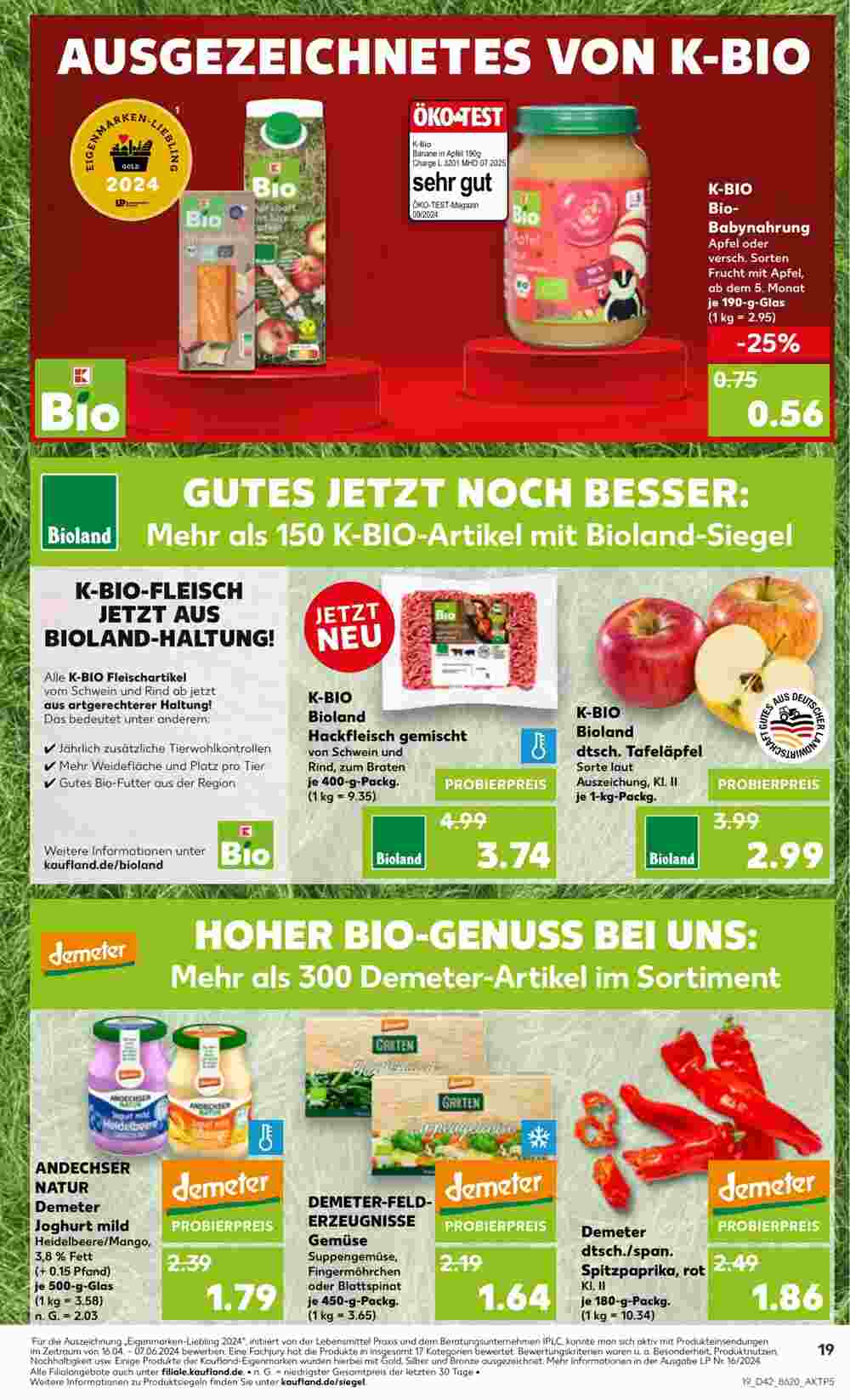 Kaufland Prospekt (ab 17.10.2024) zum Blättern - Seite 19