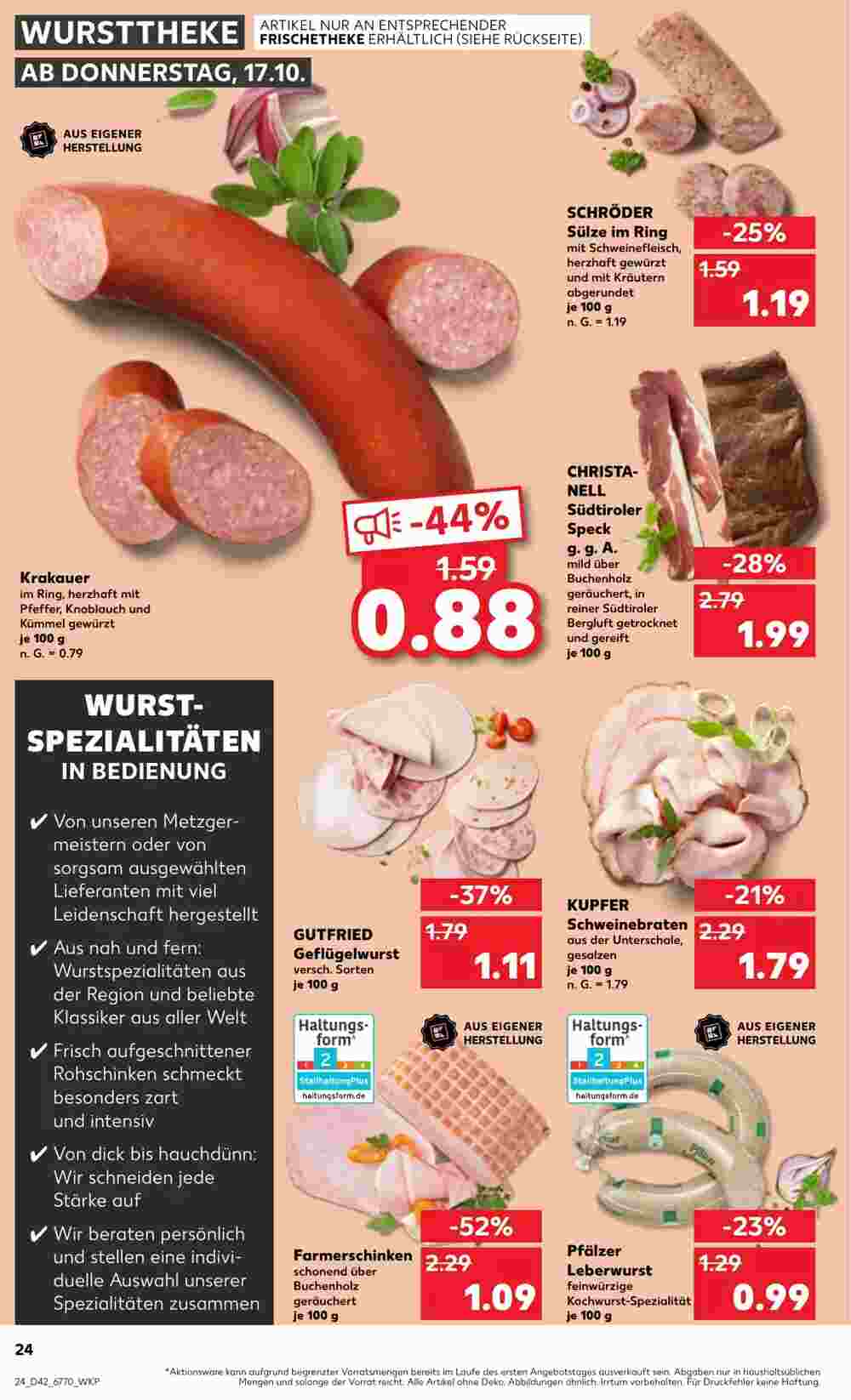 Kaufland Prospekt (ab 17.10.2024) zum Blättern - Seite 24