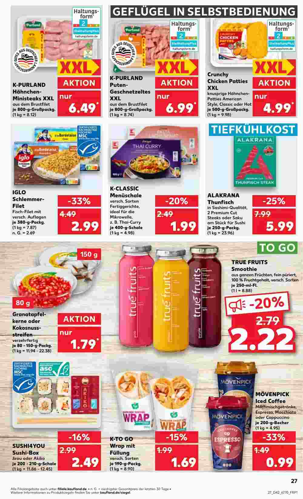 Kaufland Prospekt (ab 17.10.2024) zum Blättern - Seite 27