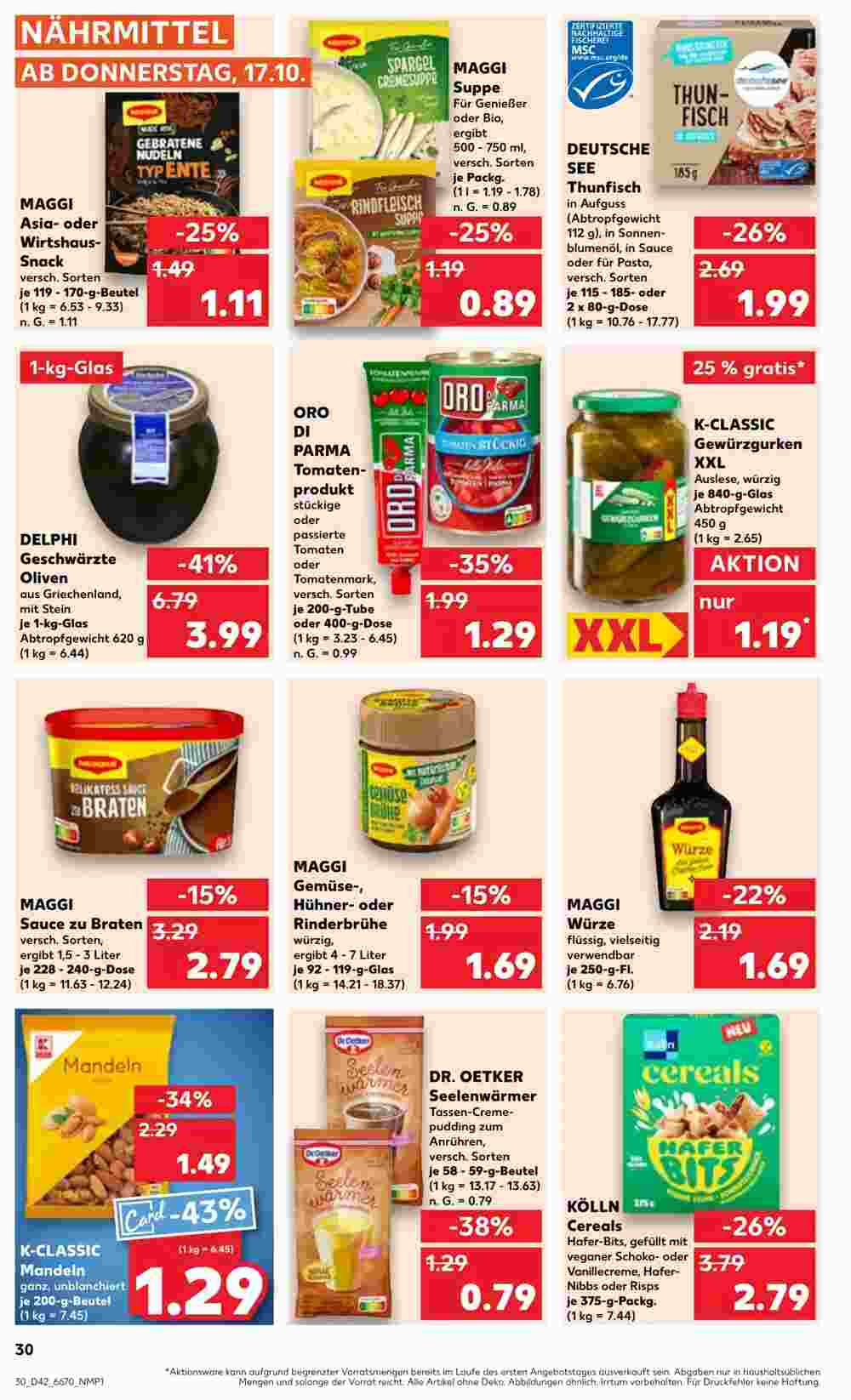 Kaufland Prospekt (ab 17.10.2024) zum Blättern - Seite 30