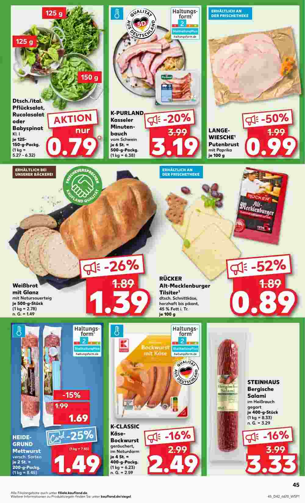 Kaufland Prospekt (ab 17.10.2024) zum Blättern - Seite 45