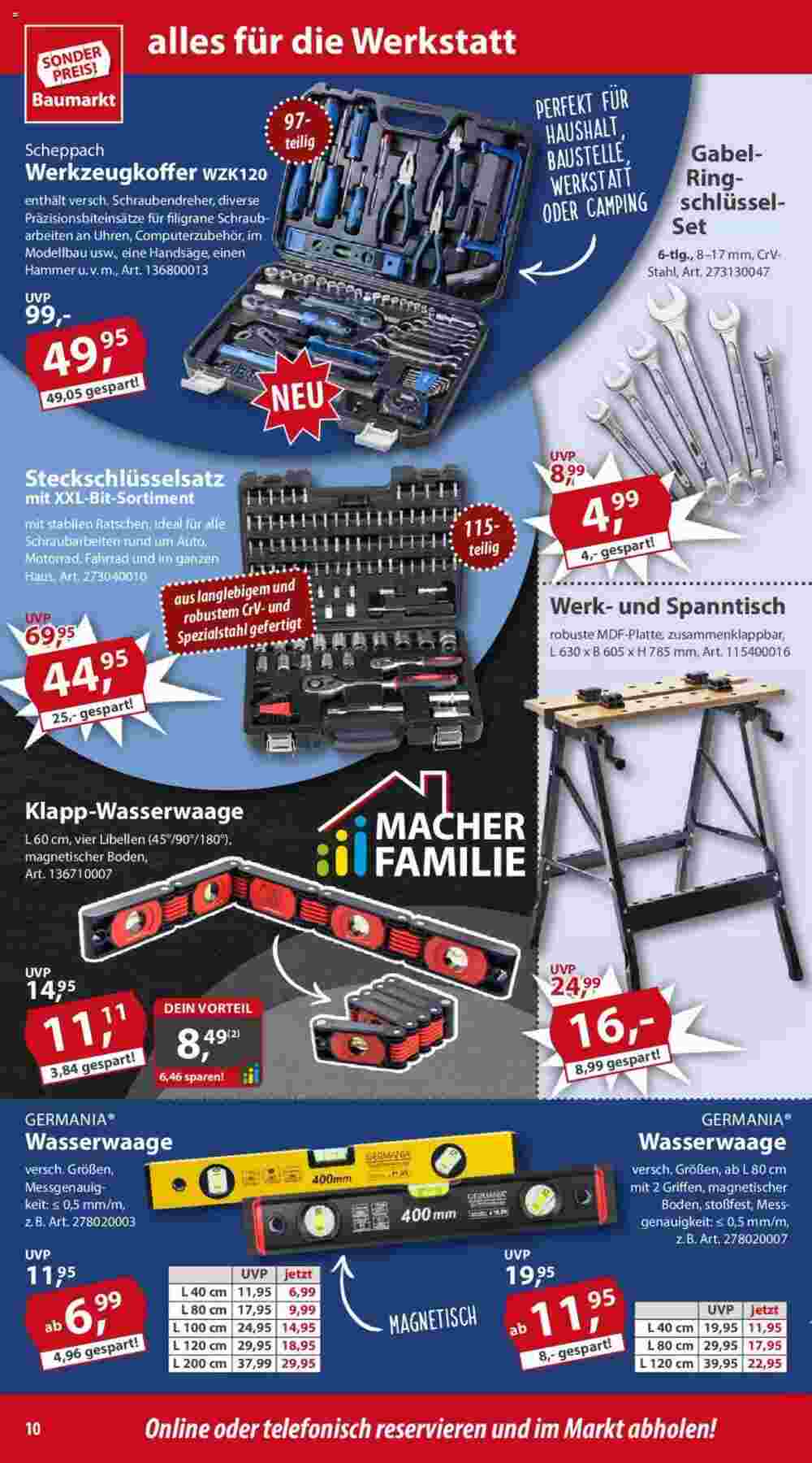 Sonderpreis Baumarkt Prospekt (ab 19.10.2024) zum Blättern - Seite 10