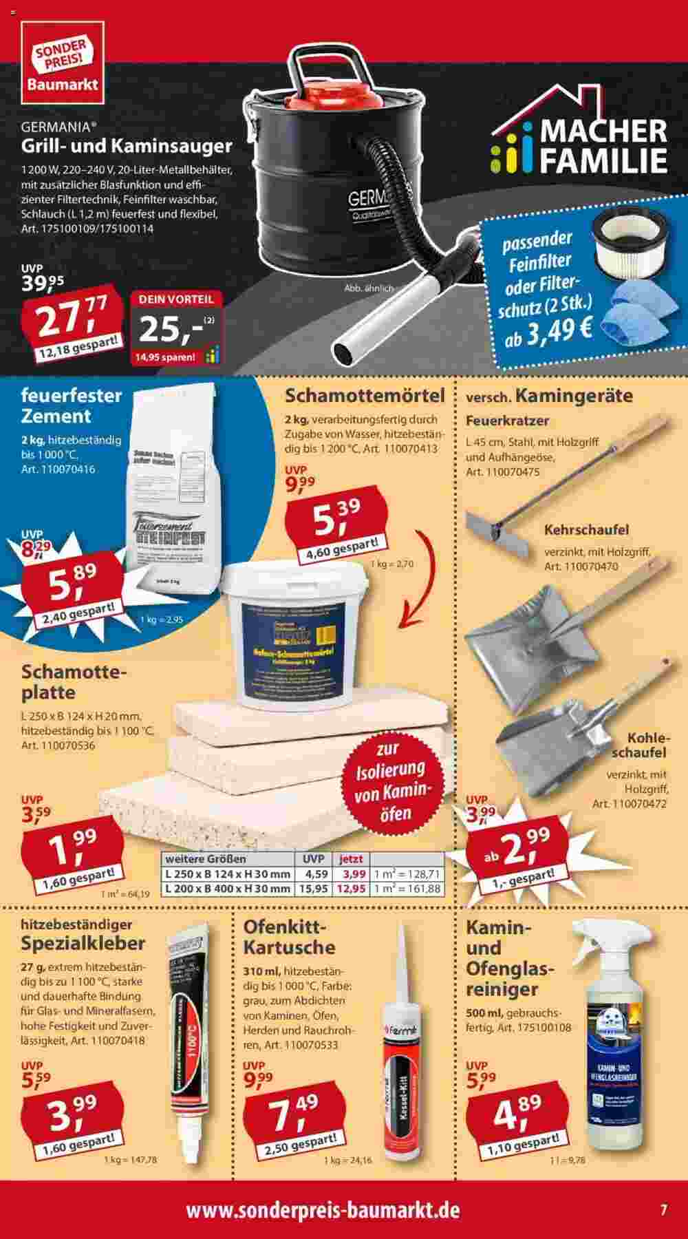 Sonderpreis Baumarkt Prospekt (ab 19.10.2024) zum Blättern - Seite 7