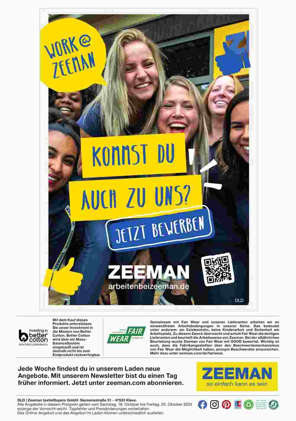 Zeeman Prospekt (ab 19.10.2024) zum Blättern - Seite 2