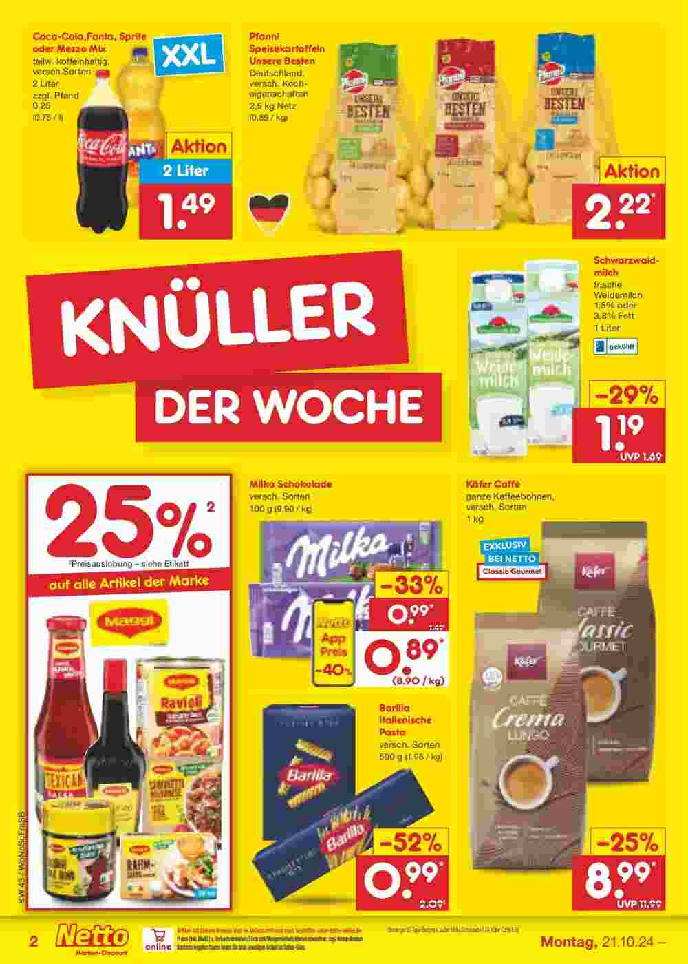 Netto Marken-Discount Prospekt (ab 20.10.2024) zum Blättern - Seite 2