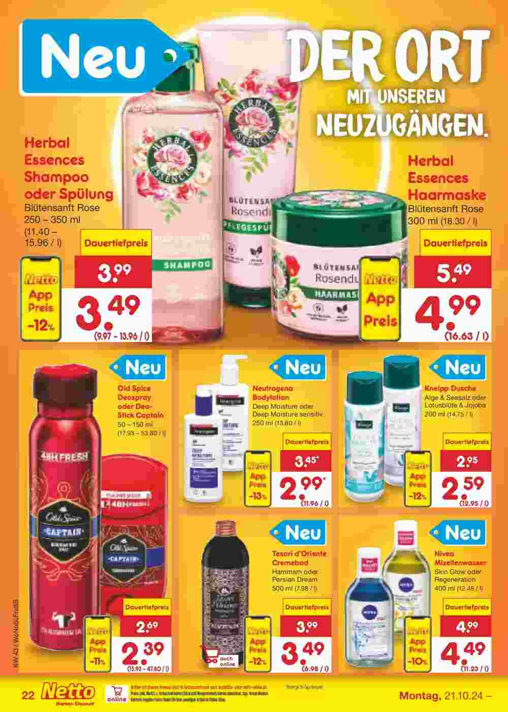 Netto Marken-Discount Prospekt (ab 20.10.2024) zum Blättern - Seite 29