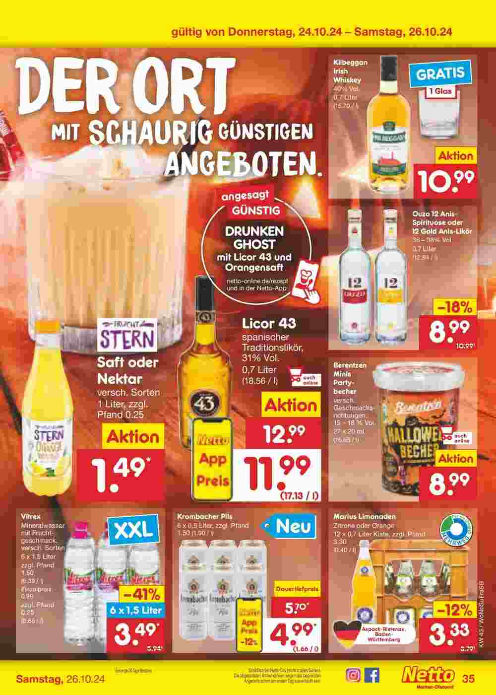 Netto Marken-Discount Prospekt (ab 20.10.2024) zum Blättern - Seite 45