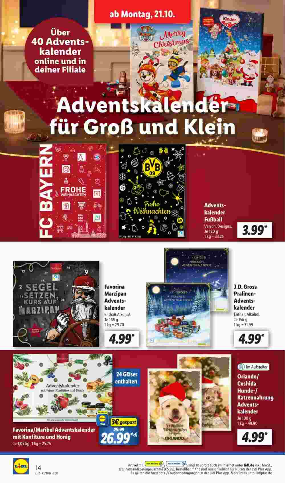 Lidl Prospekt (ab 21.10.2024) zum Blättern - Seite 20