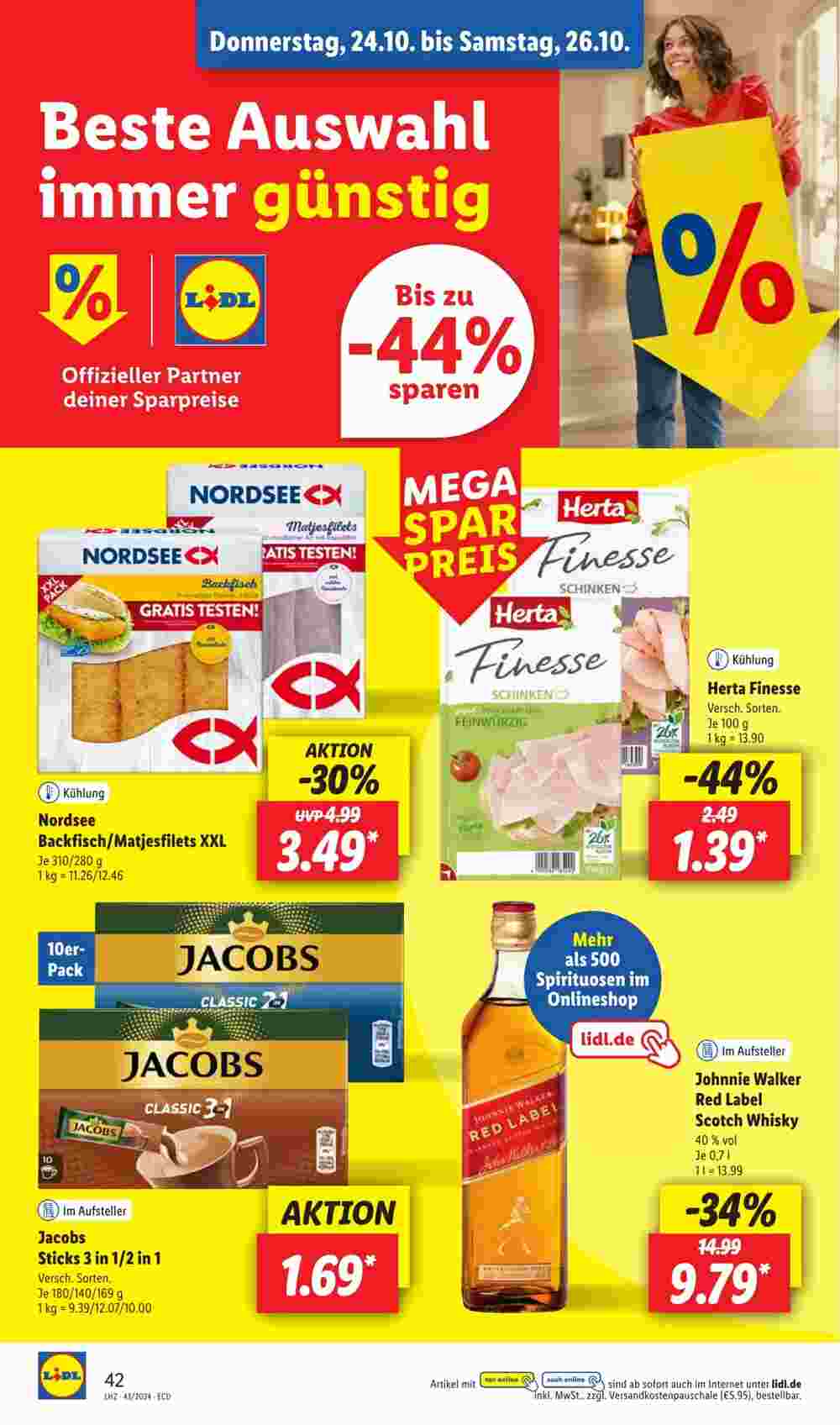 Lidl Prospekt (ab 21.10.2024) zum Blättern - Seite 54