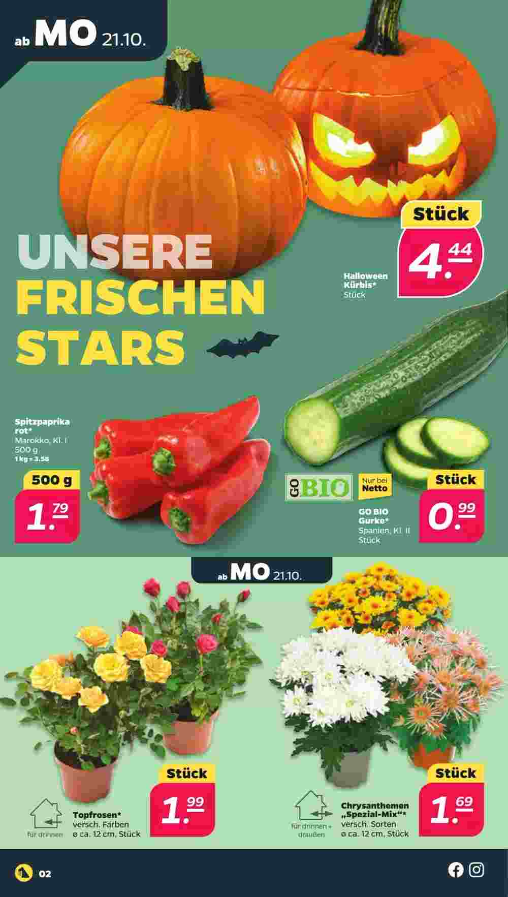 NETTO Prospekt (ab 21.10.2024) zum Blättern - Seite 2