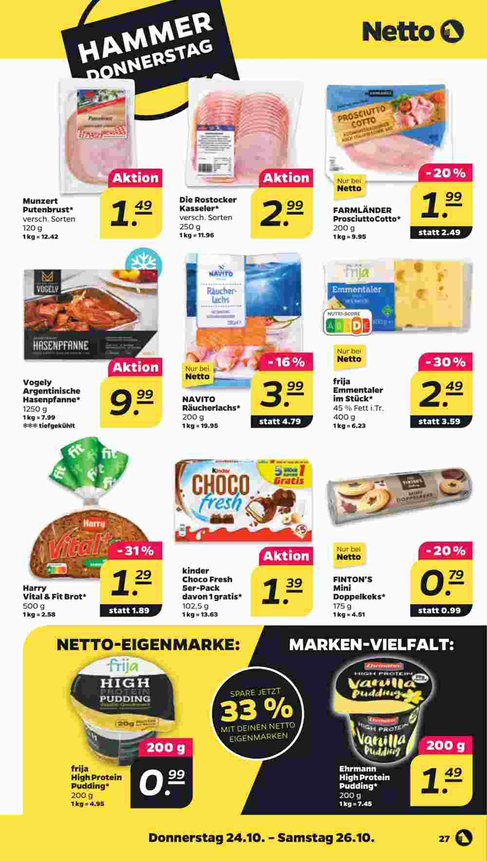 NETTO Prospekt (ab 21.10.2024) zum Blättern - Seite 27