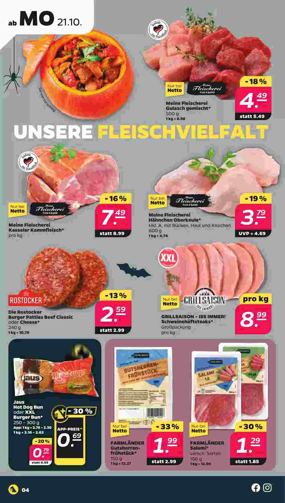 NETTO Prospekt (ab 21.10.2024) zum Blättern - Seite 4