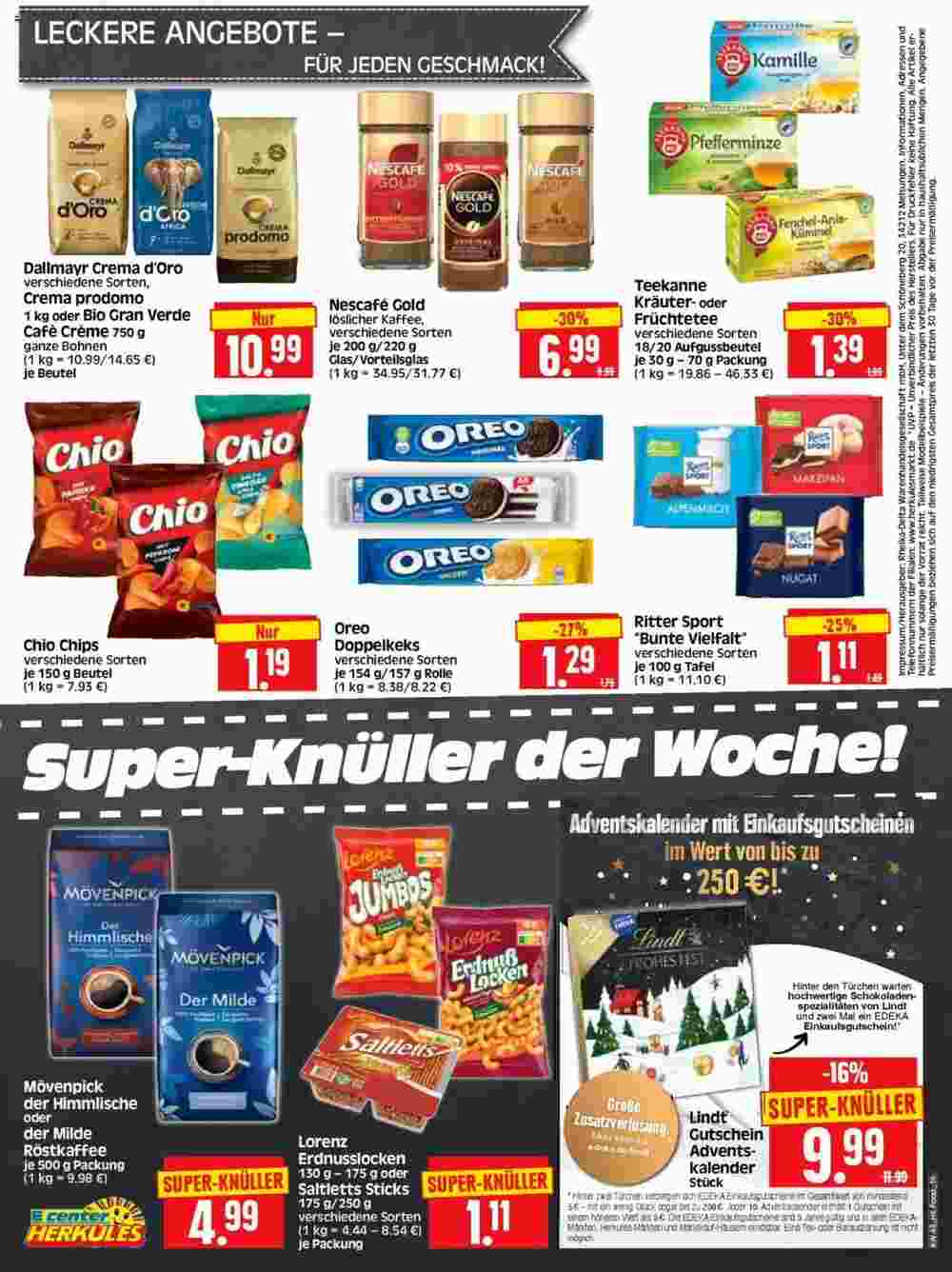 Edeka Herkules Prospekt (ab 21.10.2024) zum Blättern - Seite 16