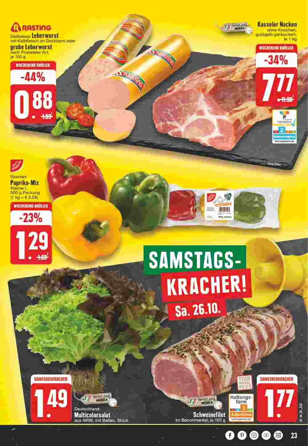 EDEKA Vogl Prospekt (ab 21.10.2024) zum Blättern - Seite 23