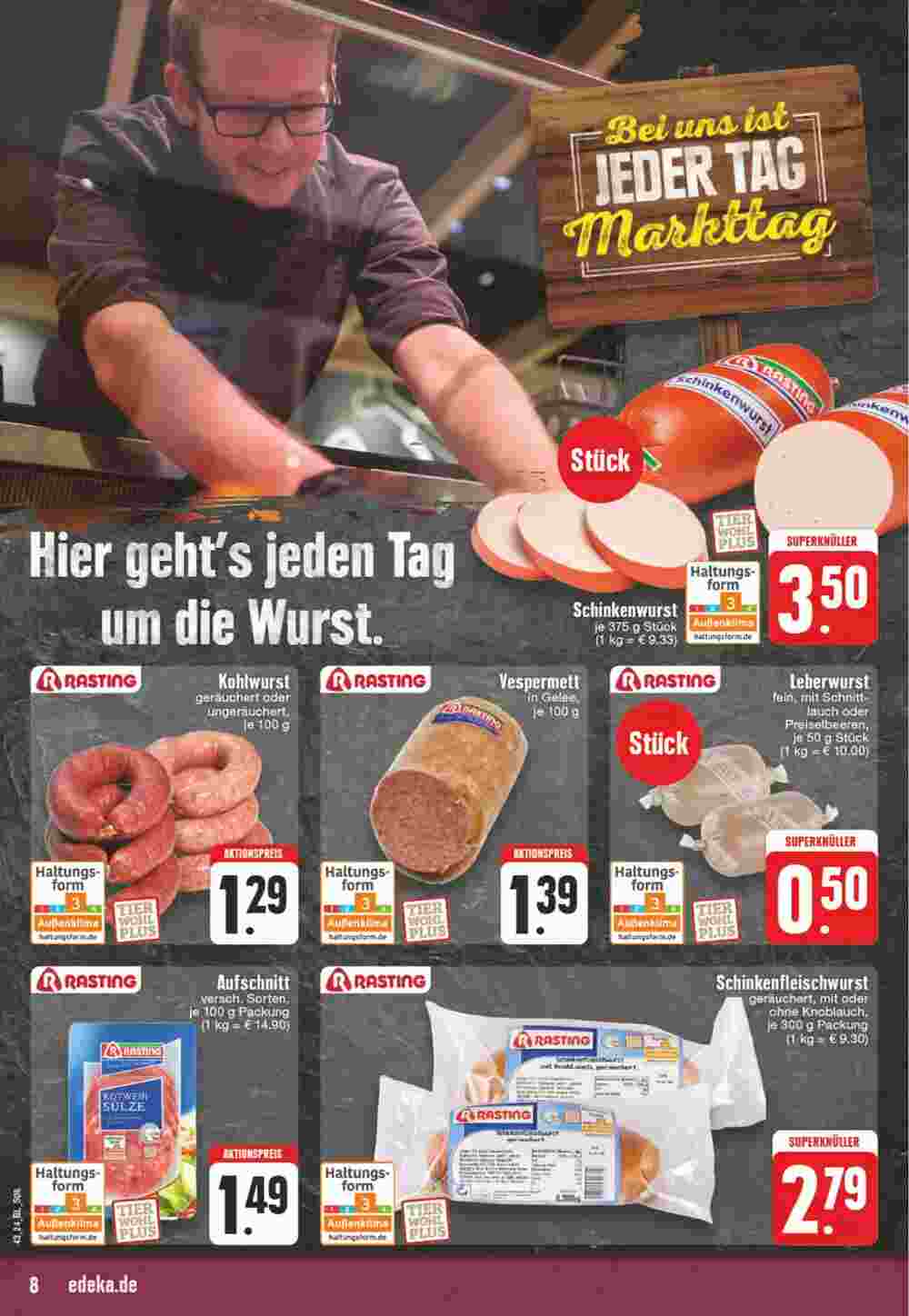 EDEKA Vogl Prospekt (ab 21.10.2024) zum Blättern - Seite 8