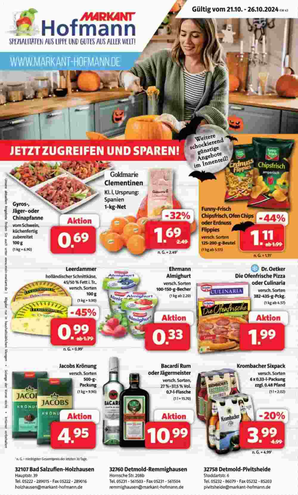 Markant Markt Prospekt (ab 21.10.2024) zum Blättern - Seite 1