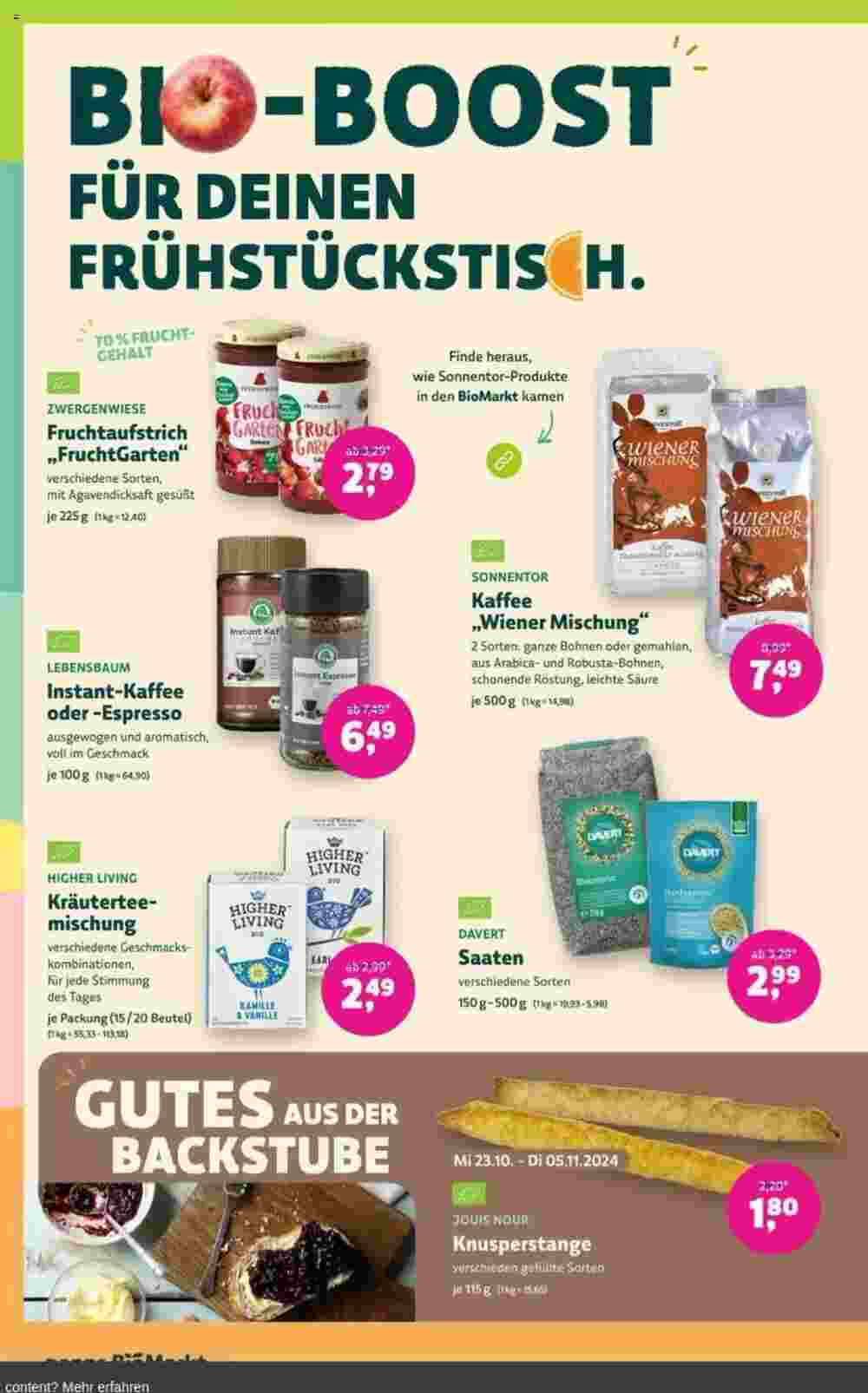 Denns BioMarkt Prospekt (ab 23.10.2024) zum Blättern - Seite 10