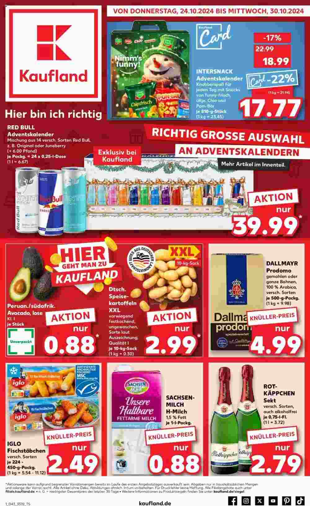 Kaufland Prospekt (ab 24.10.2024) zum Blättern - Seite 1