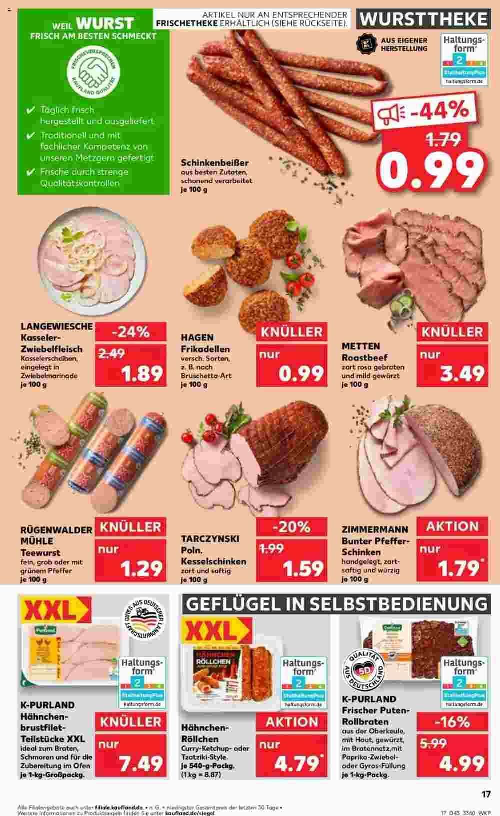 Kaufland Prospekt (ab 24.10.2024) zum Blättern - Seite 17