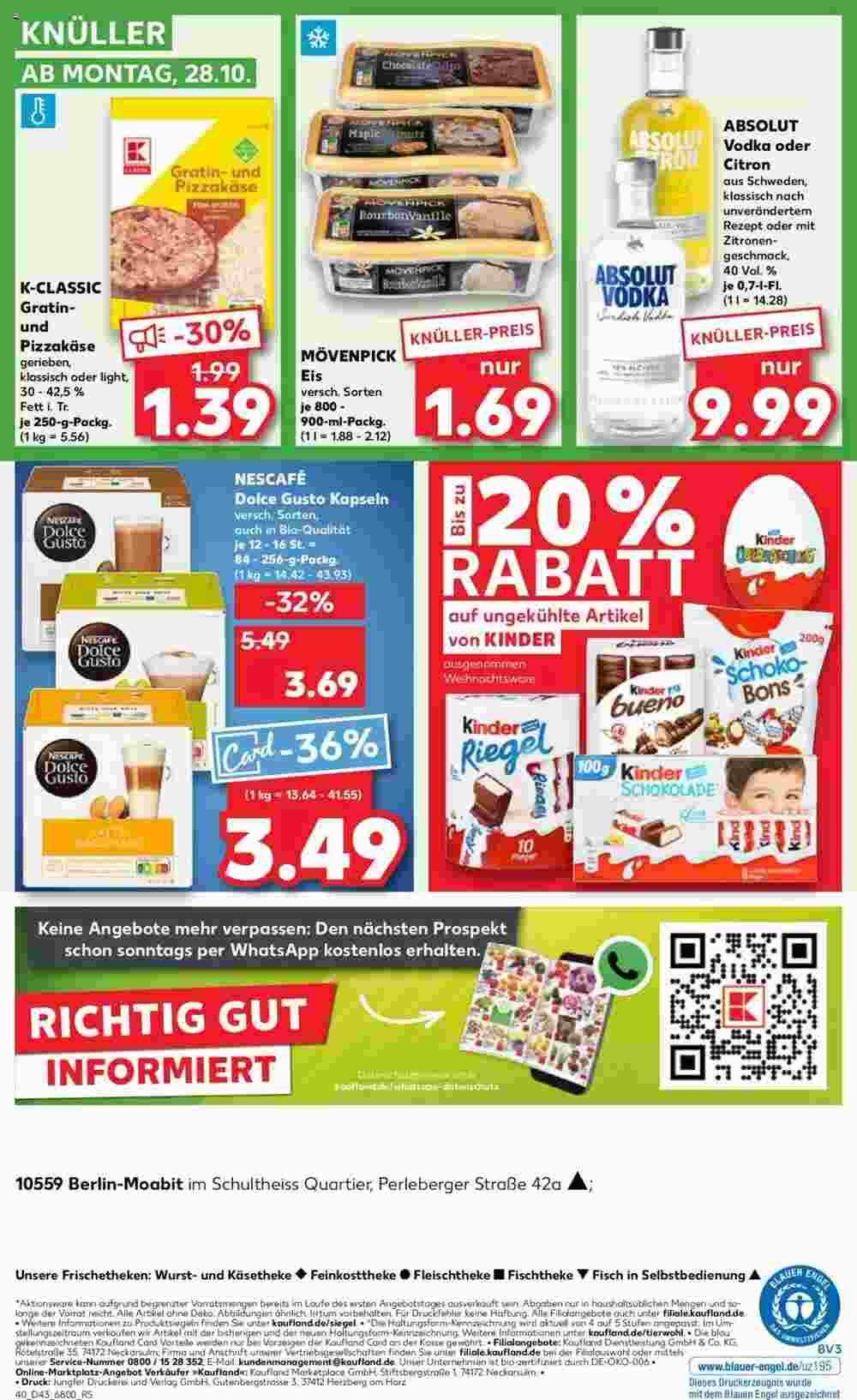 Kaufland Prospekt (ab 24.10.2024) zum Blättern - Seite 40