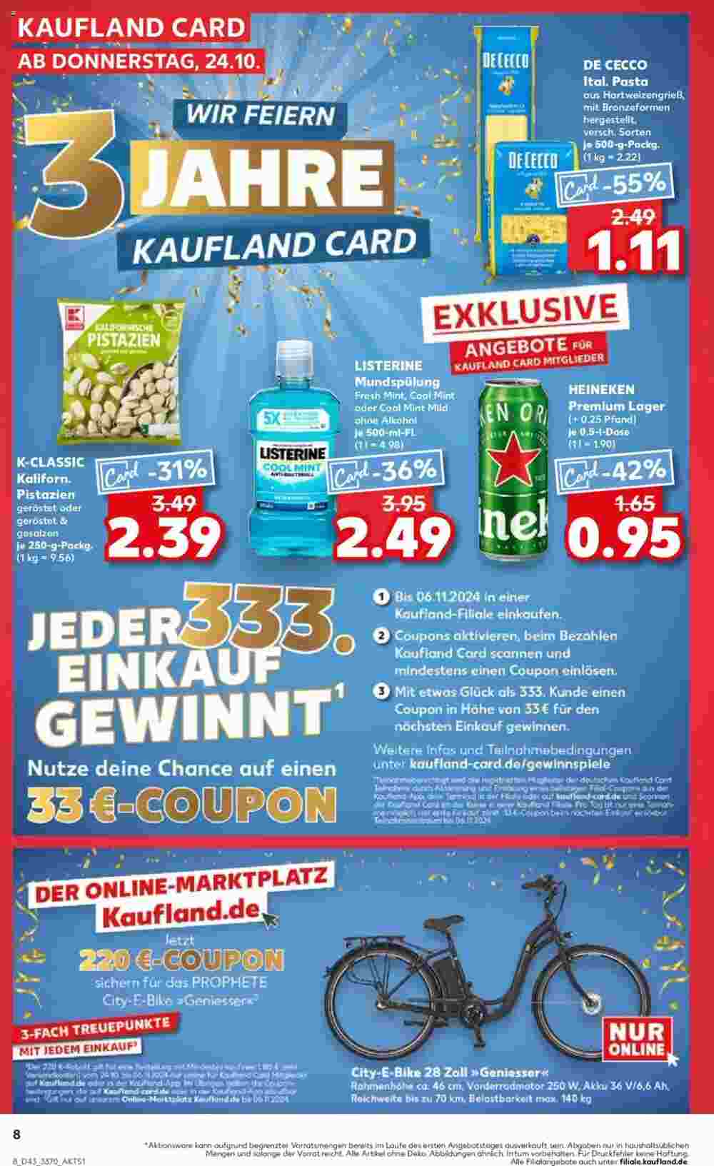 Kaufland Prospekt (ab 24.10.2024) zum Blättern - Seite 8