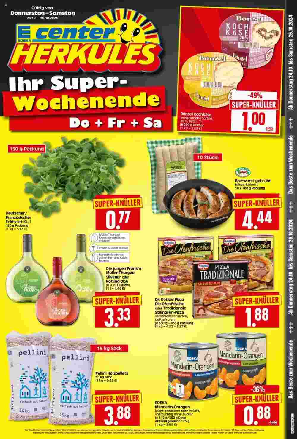 Edeka Herkules Prospekt (ab 24.10.2024) zum Blättern - Seite 1