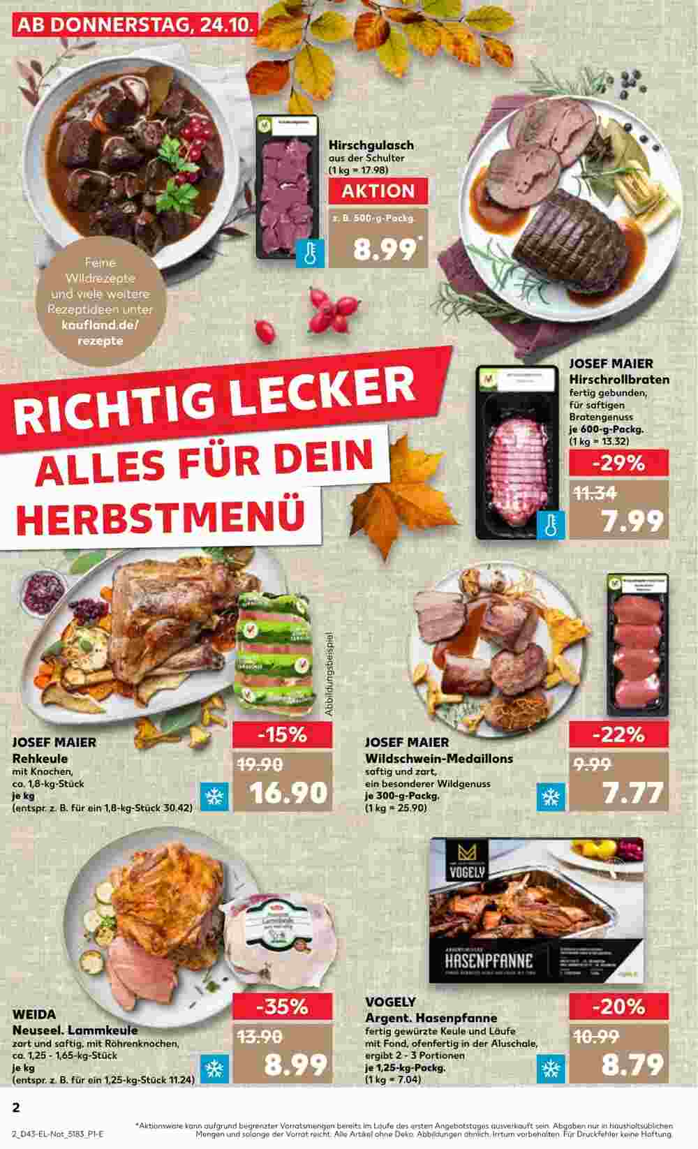 Kaufland Prospekt (ab 24.10.2024) zum Blättern - Seite 2