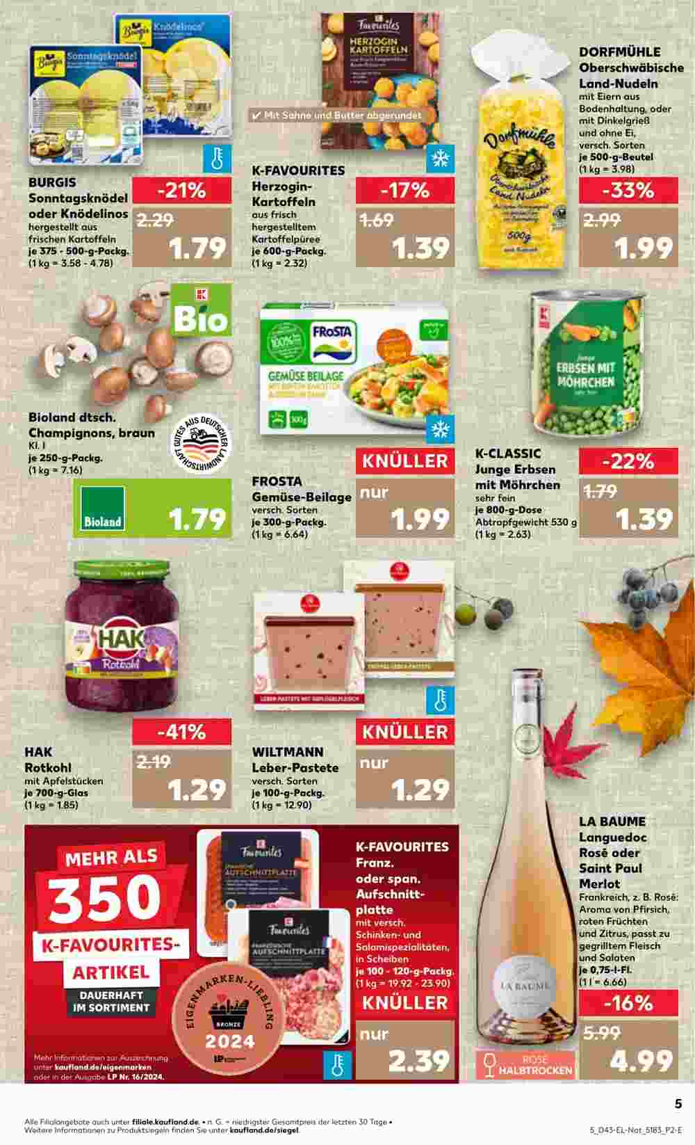 Kaufland Prospekt (ab 24.10.2024) zum Blättern - Seite 5