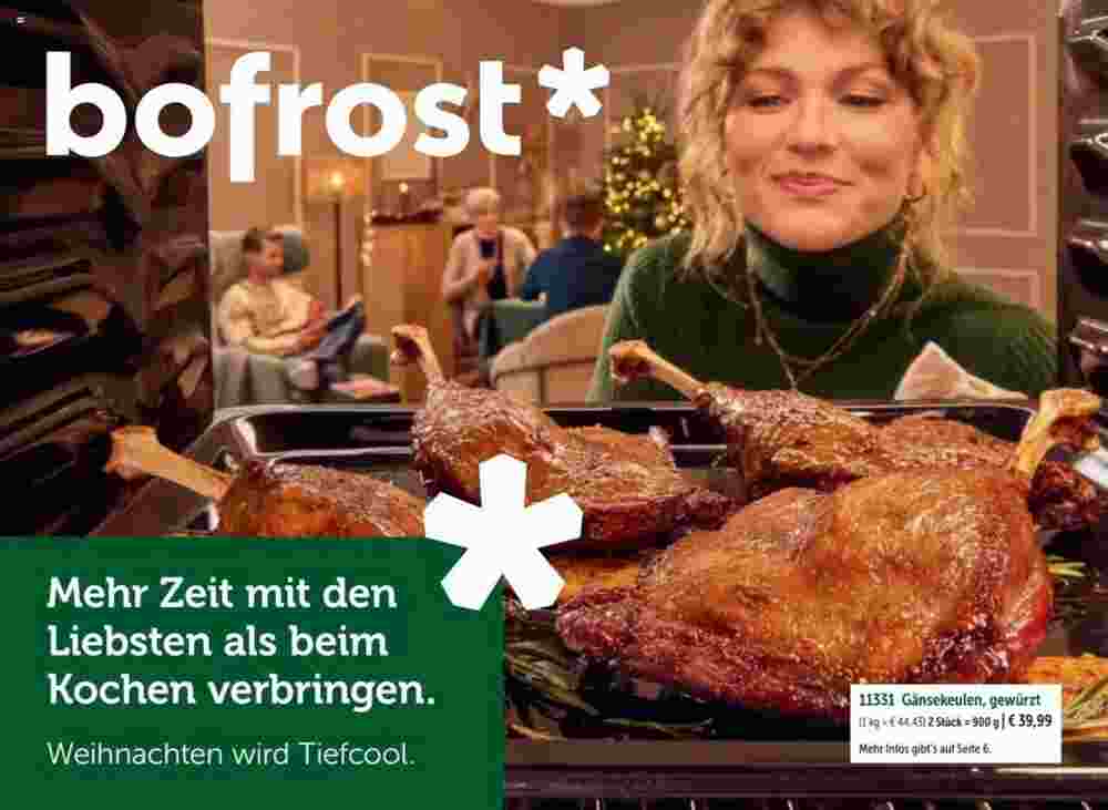 Bofrost Prospekt (ab 24.10.2024) zum Blättern - Seite 1