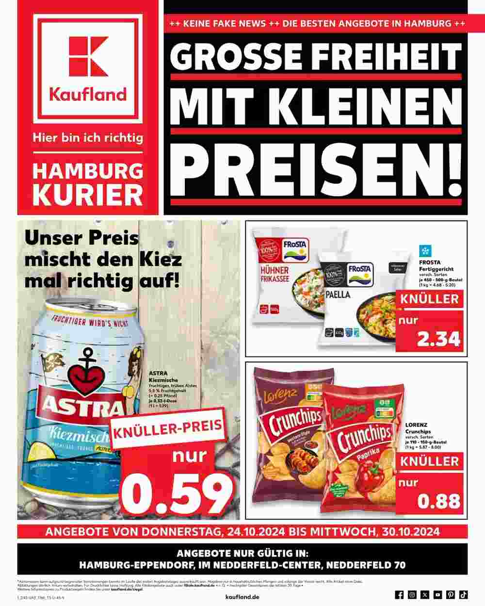 Kaufland Prospekt (ab 24.10.2024) zum Blättern - Seite 1