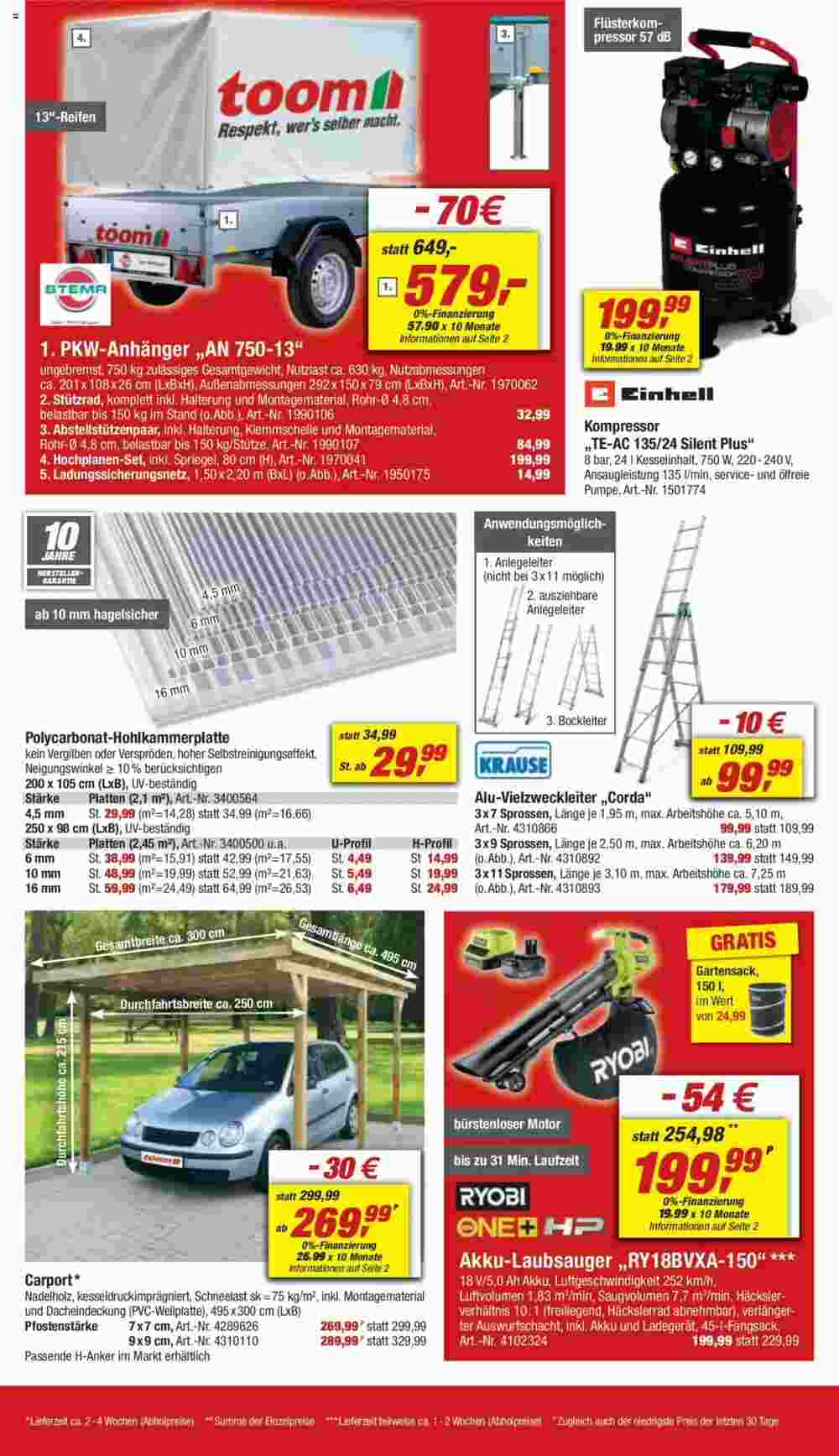 toom Baumarkt Prospekt (ab 26.10.2024) zum Blättern - Seite 8