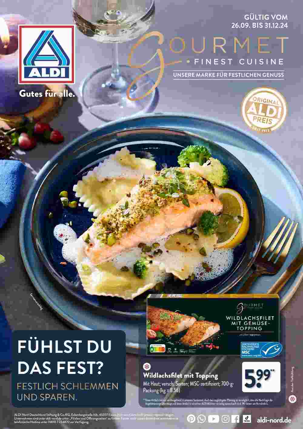 Aldi Nord Prospekt (ab 27.10.2024) zum Blättern - Seite 1