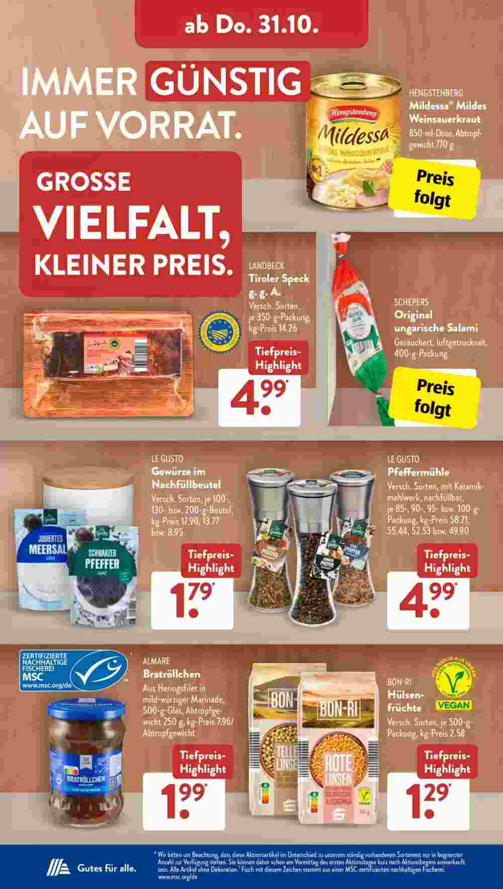 Aldi Süd Prospekt (ab 28.10.2024) zum Blättern - Seite 23