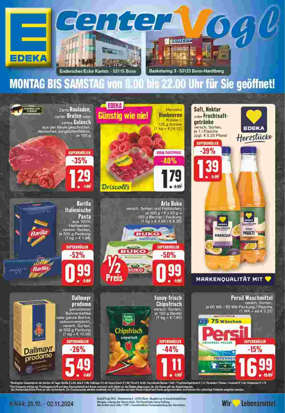 EDEKA Vogl Prospekt (ab 28.10.2024) zum Blättern - Seite 1