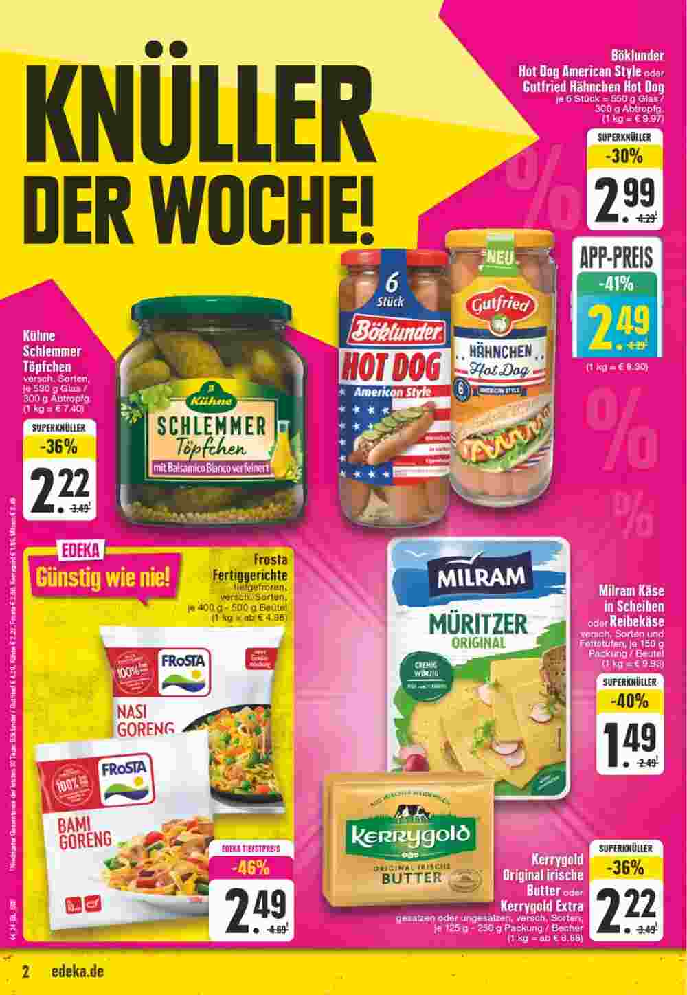 EDEKA Vogl Prospekt (ab 28.10.2024) zum Blättern - Seite 2