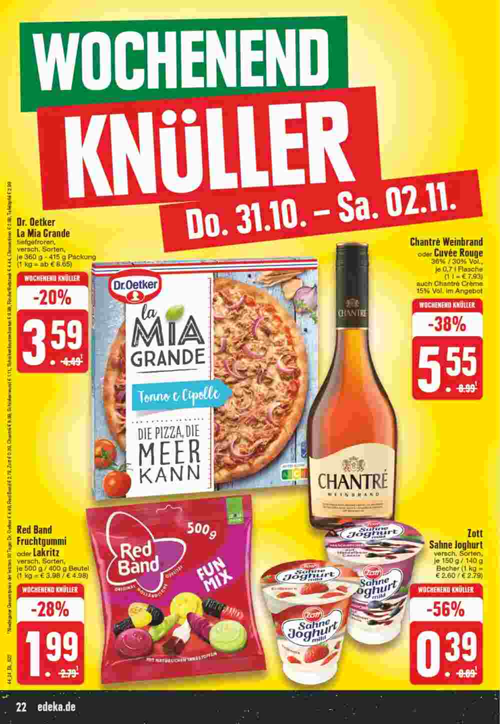 EDEKA Vogl Prospekt (ab 28.10.2024) zum Blättern - Seite 22