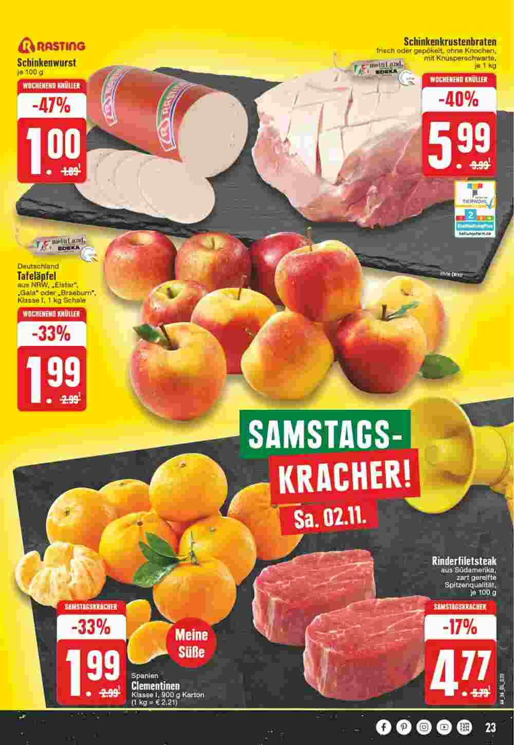 EDEKA Vogl Prospekt (ab 28.10.2024) zum Blättern - Seite 23