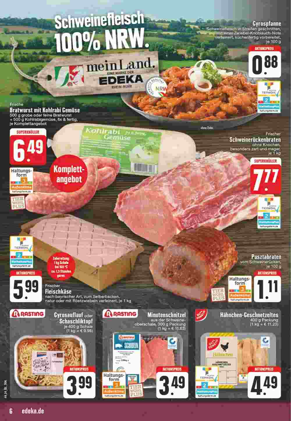 EDEKA Vogl Prospekt (ab 28.10.2024) zum Blättern - Seite 6