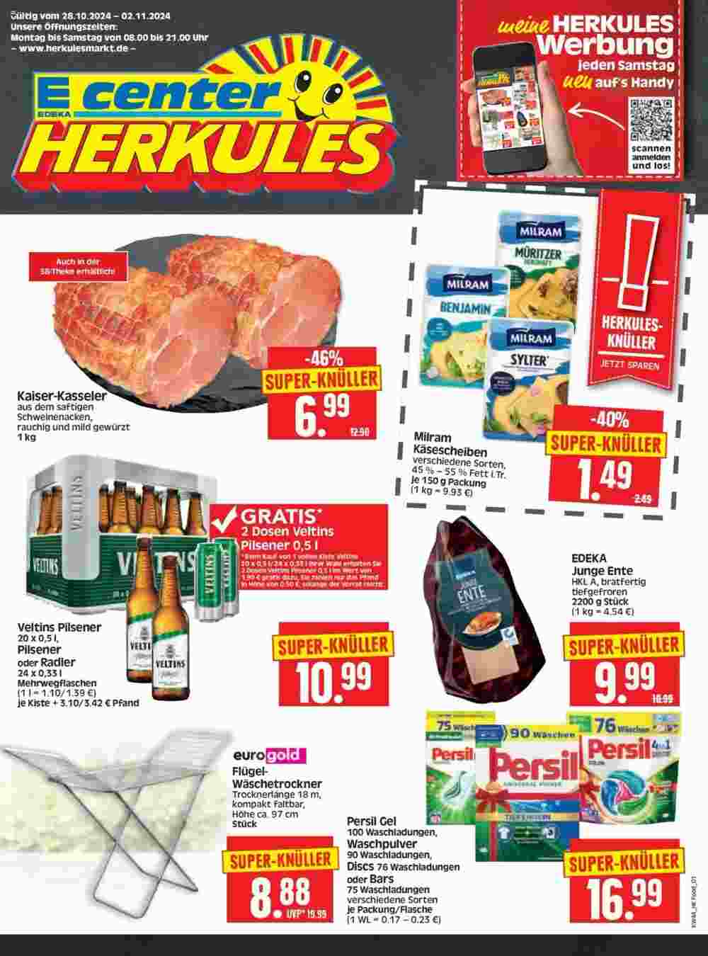 Edeka Herkules Prospekt (ab 28.10.2024) zum Blättern - Seite 1