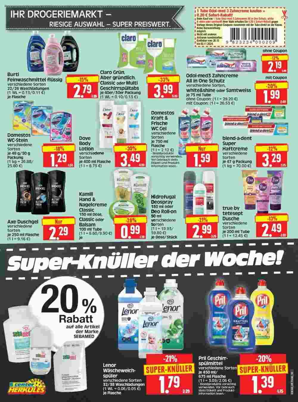 Edeka Herkules Prospekt (ab 28.10.2024) zum Blättern - Seite 16